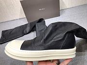 Kitlife Rick Owens Over The Knee Boots Sheepskin Elastic - 4
