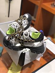 Kitlife Gucci Hiking Shoes High-Top Sneakers Silver - 5