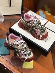 Kitlife Gucci Hiking Shoes High-Top Sneakers Pink - 1