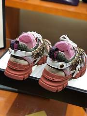 Kitlife Gucci Hiking Shoes High-Top Sneakers Pink - 4