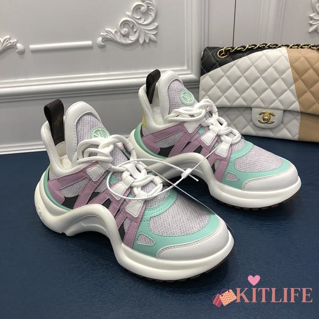 Kitlife Louis Vuitton Archlight Sneaker White/Purple - 1