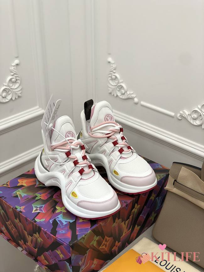 Kitlife Louis Vuitton Archlight Sneaker White/Pink - 1
