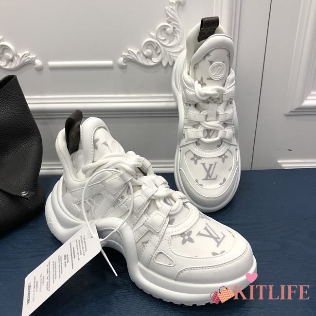 Kitlife Louis Vuitton Archlight Sneaker White Monogram - 1
