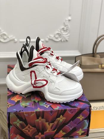 Kitlife Louis Vuitton Archlight Sneaker White Monogram Heart