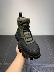 Prada Cloudbust Thunder High Top Sneaker Green - 4