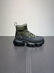 Prada Cloudbust Thunder High Top Sneaker Green - 2