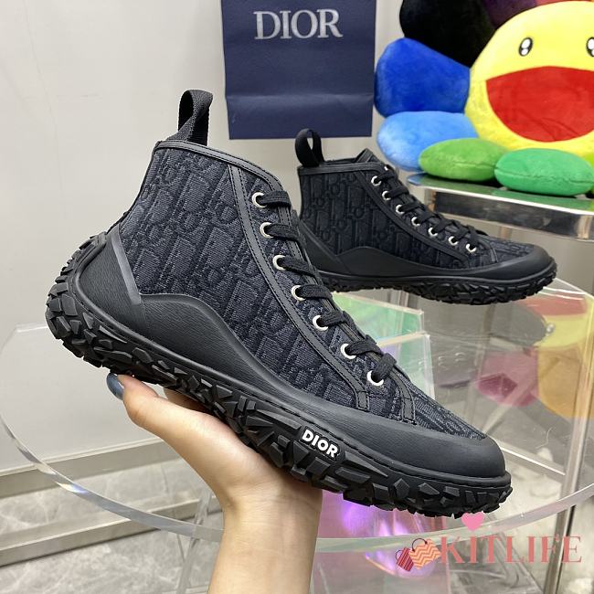 Kitlife Dior B28 HIGH TOP SNEAKER BLACK - 1