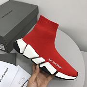 Kitlife Balenciaga Recycled Sneaker In Red - 1