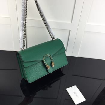 Kitlife Gucci Dionysus Small Shoulder Bag Green metal-free tanned leather – 28x18x9cm