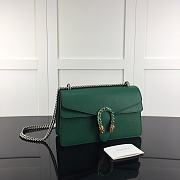 Kitlife Gucci Dionysus Small Shoulder Bag Green metal-free tanned leather – 28x18x9cm - 3