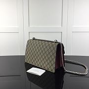 Kitlife Gucci Dionysus Small GG Shoulder Burgundy and Bag Beige/ebony GG Supreme canvas – 28x18x9cm - 4