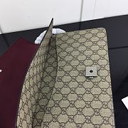 Kitlife Gucci Dionysus Small GG Shoulder Burgundy and Bag Beige/ebony GG Supreme canvas – 28x18x9cm - 3