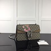 Kitlife Gucci Re-edition Dionysus Small GG Bloom Shoulder Bag Beige/ebony GG Supreme canvas – 28x18x9cm - 3