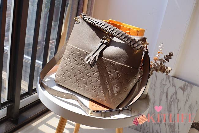 Kitlife Louis Vuitton Maida Hobo Monogram Empreinte Leather Turtledove - M45522 - 32x29x17cm - 1
