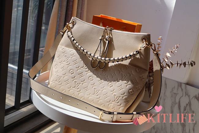 Kitlife Louis Vuitton Maida Hobo Monogram Empreinte Leather Cream - M45522 - 32x29x17cm - 1