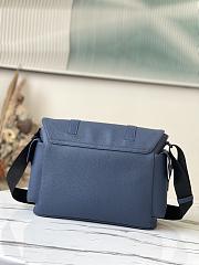 Kitlife Louis Vuitton Trunk messenger Blue Bag Monogram embossed Taurillon leather - M58494 - 33 x 28 x 11 cm - 2