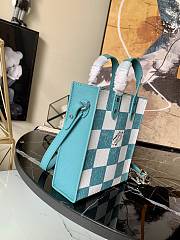 Kitlife Louis Vuitton Sac Plat handbag Blue - N60497 - 16 x 19.5 x 5.5 cm - 3