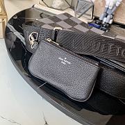 Kitlife Louis Vuitton Trio messenger black bag Damier checkerboard pattern -  N8040 - 25 x 18.5 x 7 cm - 6