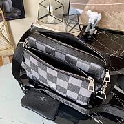 Kitlife Louis Vuitton Trio messenger black bag Damier checkerboard pattern -  N8040 - 25 x 18.5 x 7 cm - 4