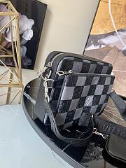 Kitlife Louis Vuitton Trio messenger black bag Damier checkerboard pattern -  N8040 - 25 x 18.5 x 7 cm - 3