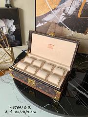 Kitlife Louis Vuitton Coffret Beige 8 Watch Case Monogram Canvas - M47641 - 35 x 12 x 19.5 cm  - 1