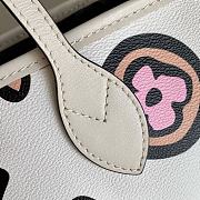 Kitlife Louis Vuitton Neverfull Medium Wild at Heart capsule White - M45818 - 31 x 28 x 14 cm  - 4
