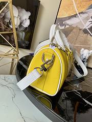 Kitlife Louis Vuitton Keepall XS handbag Yellow Cowhide Leather - M80842 - 21 x 12 x 9 cm  - 2