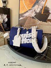 Kitlife Louis Vuitton City Keepall handbag Blue Cowhide Leather - M58747 - 27 x 17 x 13 cm - 1