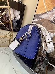 Kitlife Louis Vuitton City Keepall handbag Blue Cowhide Leather - M58747 - 27 x 17 x 13 cm - 5