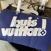 Kitlife Louis Vuitton City Keepall handbag Blue Cowhide Leather - M58747 - 27 x 17 x 13 cm - 3