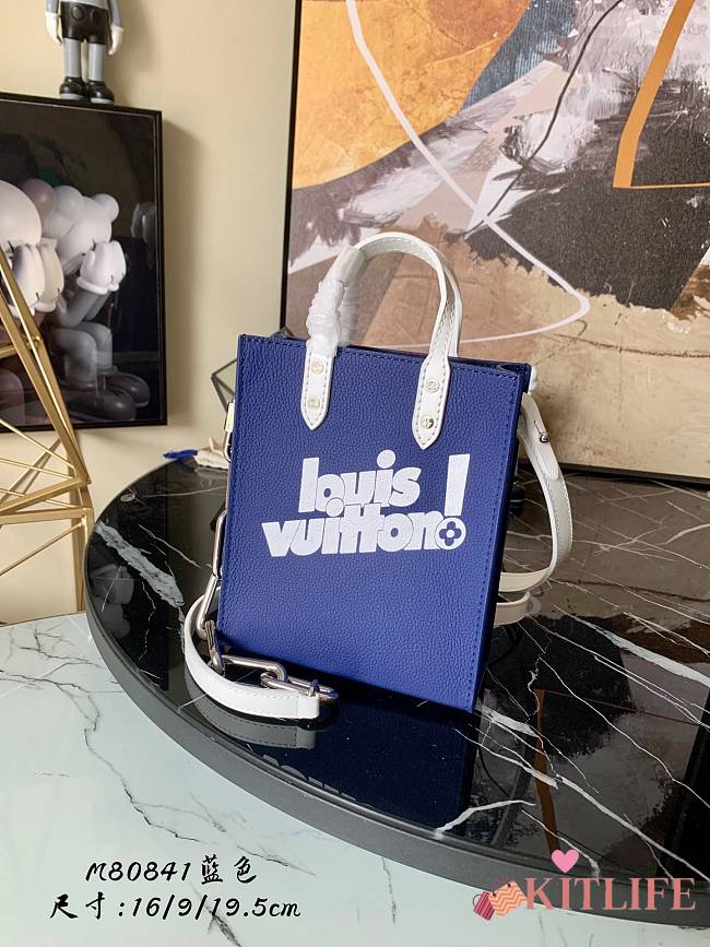 Kitlìe Louis Vuitton Sac Plat XS Blue - M80841 - 16×6×19.5cm - 1