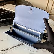 Kitlife Louis Vuitton Iris Mahina Wallet Blue - M60143 - 19 x 12 x 2 cm - 4