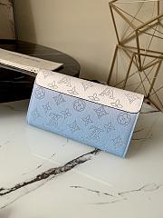Kitlife Louis Vuitton Iris Mahina Wallet Blue - M60143 - 19 x 12 x 2 cm - 3