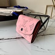 Kitlife Louis Vuitton Pink Iris Mahina XS Wallet - M69033 - 9.8 x 7.8 x 1.0 cm - 6