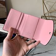 Kitlife Louis Vuitton Pink Iris Mahina XS Wallet - M69033 - 9.8 x 7.8 x 1.0 cm - 4