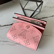 Kitlife Louis Vuitton Pink Iris Mahina XS Wallet - M69033 - 9.8 x 7.8 x 1.0 cm - 2