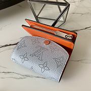 Kitlife Louis Vuitton Purple Iris Mahina XS Wallet - M69033 - 9.8 x 7.8 x 1.0 cm - 2