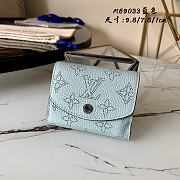 Kitlife Louis Vuitton Mint Iris Mahina XS Wallet - M69033 - 9.8 x 7.8 x 1.0 cm - 1