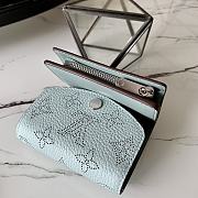Kitlife Louis Vuitton Mint Iris Mahina XS Wallet - M69033 - 9.8 x 7.8 x 1.0 cm - 2
