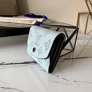Kitlife Louis Vuitton Mint Iris Mahina XS Wallet - M69033 - 9.8 x 7.8 x 1.0 cm - 3