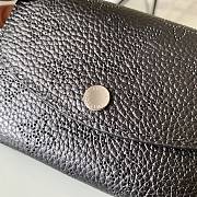 Kitlife Louis Vuitton Black Iris Mahina Compact Wallet - M64050 - 9.8 x 7.8 x 1.0 cm - 6