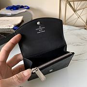 Kitlife Louis Vuitton Black Iris Mahina Compact Wallet - M64050 - 9.8 x 7.8 x 1.0 cm - 5