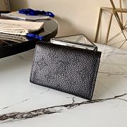 Kitlife Louis Vuitton Black Iris Mahina Compact Wallet - M64050 - 9.8 x 7.8 x 1.0 cm - 4