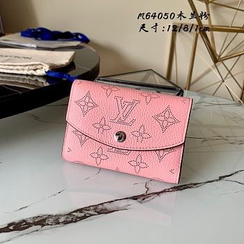 Kitlife Louis Vuitton Pink Iris Mahina Compact Wallet - M64050 - 9.8 x 7.8 x 1.0 cm