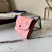 Kitlife Louis Vuitton Pink Iris Mahina Compact Wallet - M64050 - 9.8 x 7.8 x 1.0 cm - 6