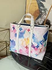 Kitlife Louis Vuitton New Tote GM in Monogram Watercolor Multico canvas White - M45754 - 38.5 x 29 x 11 cm - 2