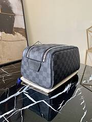 Kitlife Louis Vuitton DOPP KIT TOILET POUCH Damier Graphite Canvas - M45755 -26x16x13cm - 2