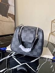Kitlife Louis Vuitton DOPP KIT TOILET POUCH Damier Graphite Canvas - M45755 -26x16x13cm - 5