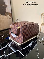 Kitlife Louis Vuitton DOPP KIT TOILET POUCH Damier Graphite Canvas Brown - N40127 -26x16x13cm - 1