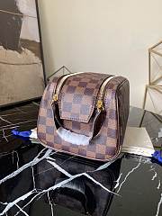 Kitlife Louis Vuitton DOPP KIT TOILET POUCH Damier Graphite Canvas Brown - N40127 -26x16x13cm - 4